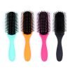 Pack Of 2 High Quality Hairdressing Tools Hair Comb Brush Massage Healthy Brush Comb (random Colors)